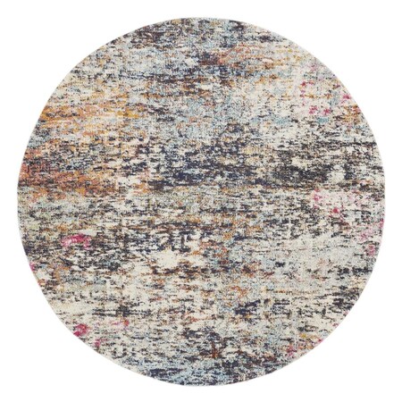 Safavieh 10 x 10 ft. Madison 400 Contemporary Round Rug; Black & Gold MAD460Z-10R
